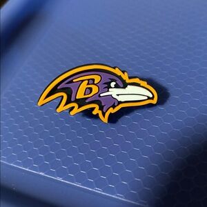 Baltimore Ravens Purple and Gold crocs charm